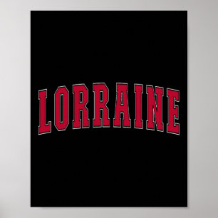 Lorraine Kanada Liebhaber Kanadische Urlaubs-Souve Poster