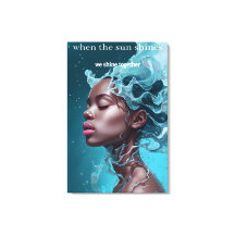 Lorsque le soleil brille Impression de toile