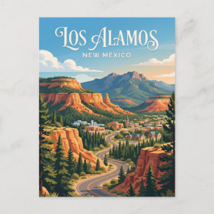 Los Alamos, New Mexico Postkarte