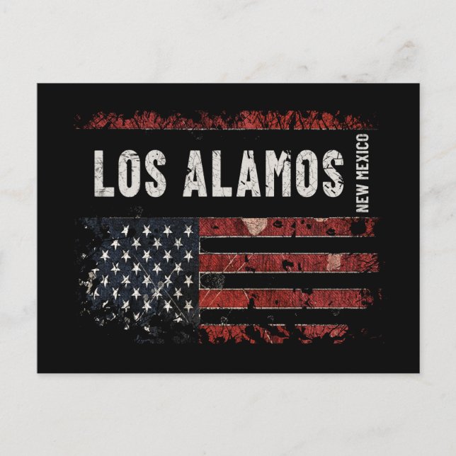 Los Alamos New Mexico Postkarte (Vorderseite)