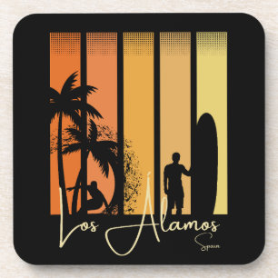 Los Alamos Spanien Surfstrand Getränkeuntersetzer