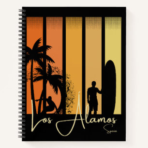 Los Alamos Spanien Surfstrand Notizbuch