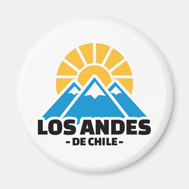 Los Andes de Chile Magnet (Vorne)