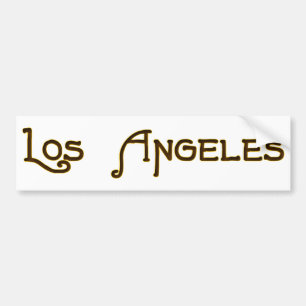 Los Angeles Art Deco Logo Autoaufkleber