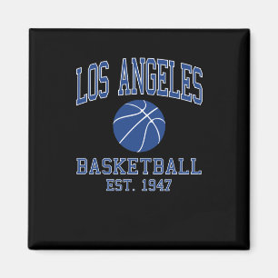 Los Angeles Basketball Magnet