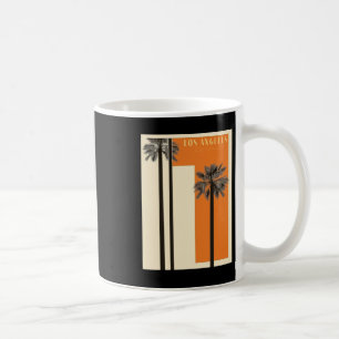 Los Angeles Bauhaus Poster - Minimalistische Palme Kaffeetasse