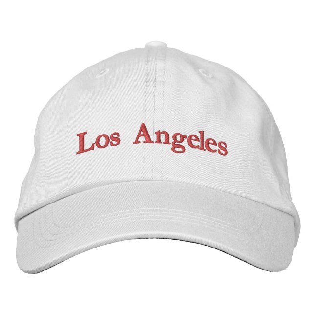 Los Angeles bestickte Baseball Cap Baseballkappe (Vorderseite)