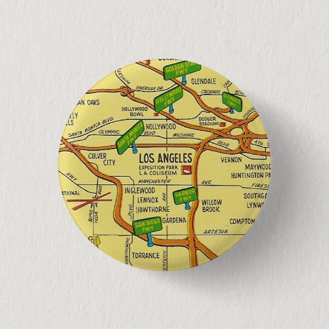 Los Angeles Button (Vorderseite)