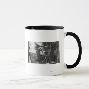 Los Angeles, CA-Ansicht des umkommenden Quadrats Tasse