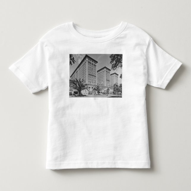 Los Angeles, CA-Ansicht von Biltmore Hotel und Kleinkind T-shirt (Vorderseite)