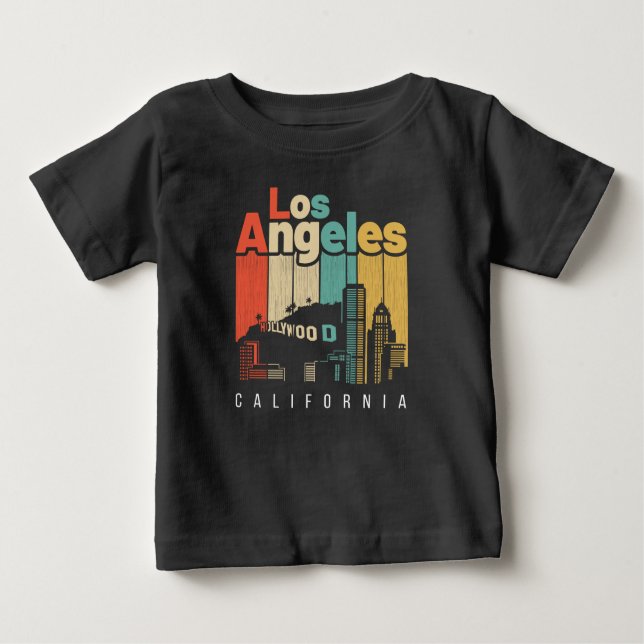 Los Angeles CA Baby T-shirt (Vorderseite)