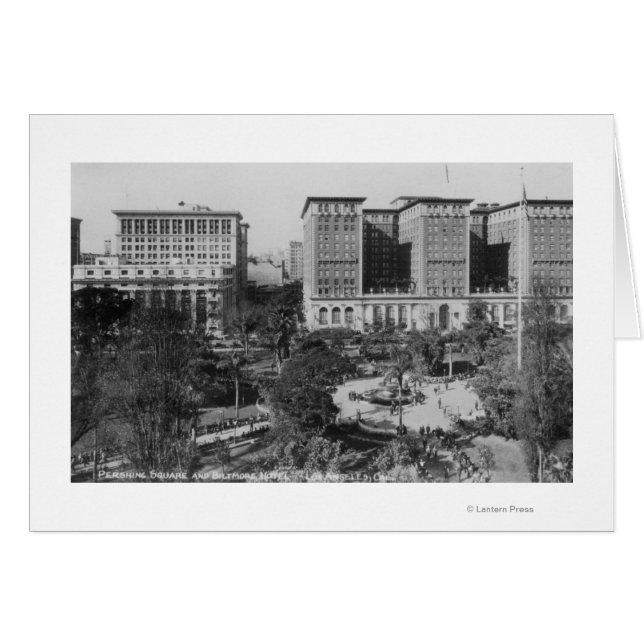 Los Angeles, CA Perishing Square und Biltmore (Vorderseite (Horizontal))