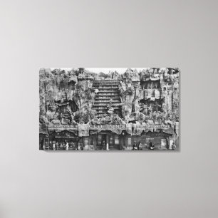 Los Angeles, CA View of Clifton's Pacific Seas Leinwanddruck