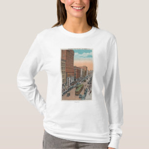 Los Angeles, CABroadway von der 4. Straßen-Ansich T-Shirt