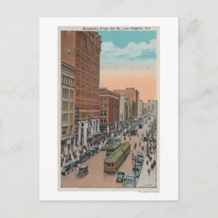 Los Angeles, CABstraway ab 4th Street View Postkarte