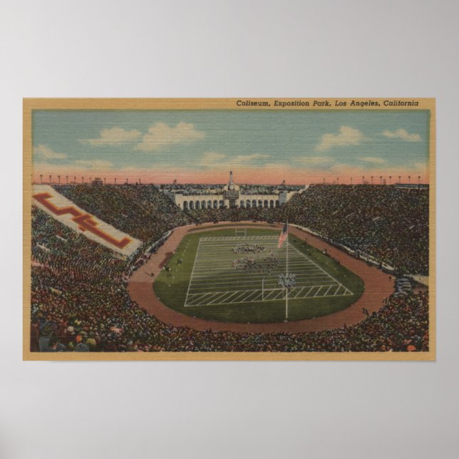 Los Angeles, CAColiseum at Exposition Park Poster (Vorne)