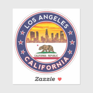 Los Angeles California, Aufkleber