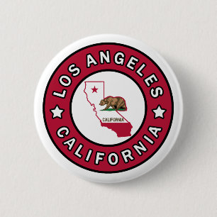 Los Angeles California Button