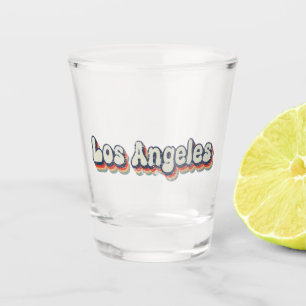 Los Angeles California Chrome City Classic Art Schnapsglas