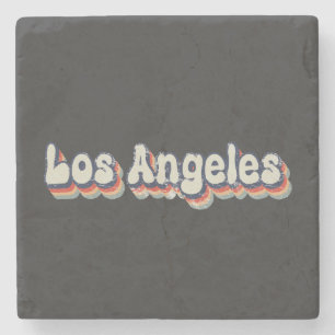 Los Angeles California Chrome City Classic Art Steinuntersetzer