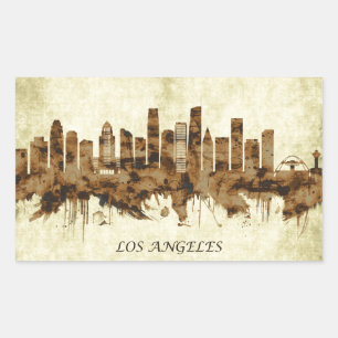 Los Angeles California City Rechteckiger Aufkleber