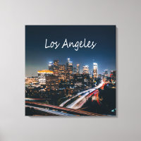 Los Angeles California City Skyline in der Nacht