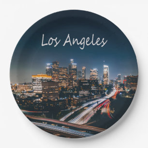 Los Angeles California City Skyline Pappteller