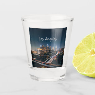 Los Angeles California City Skyline Schnapsglas