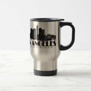 Los Angeles California dunkle Skyline Reisebecher