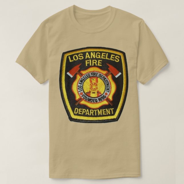 Los Angeles California Fire Department Classic T-Shirt (Design vorne)