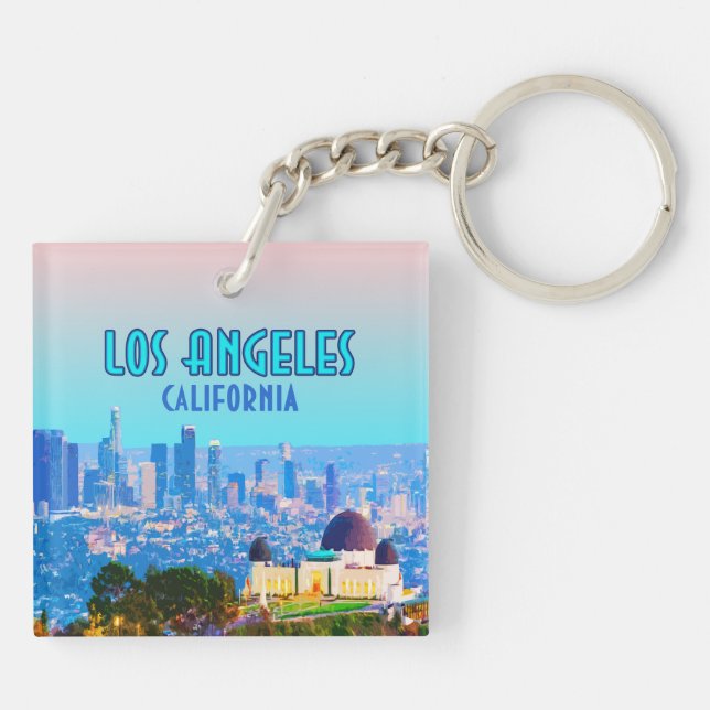 Los Angeles California Griffith Observatory Schlüsselanhänger (Rückseite)