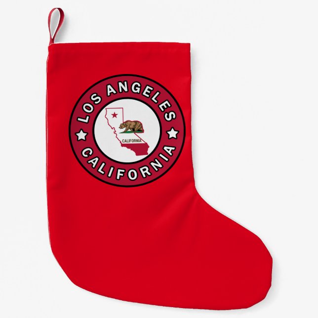 Los Angeles California Kleiner Weihnachtsstrumpf (Vorderseite)