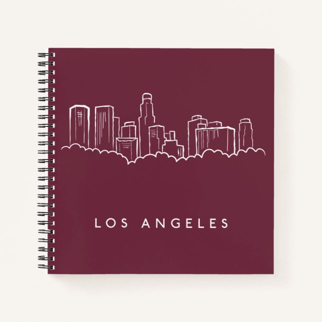 Los Angeles California Notizbuch (Vorderseite)