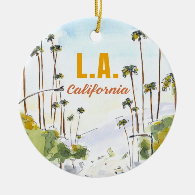 Los Angeles California Ornament (Vorne)