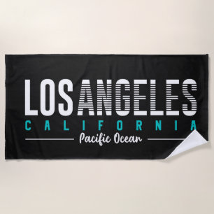 Los Angeles California Pacific Ocean Strandtuch