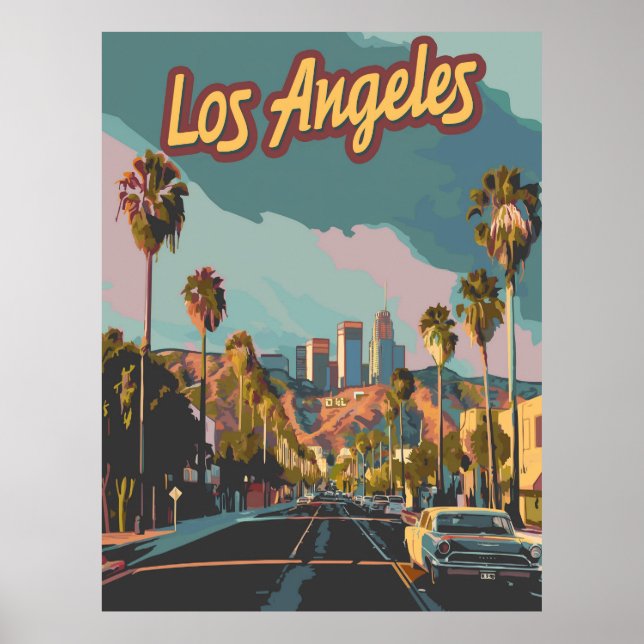Los Angeles California Poster (Vorne)