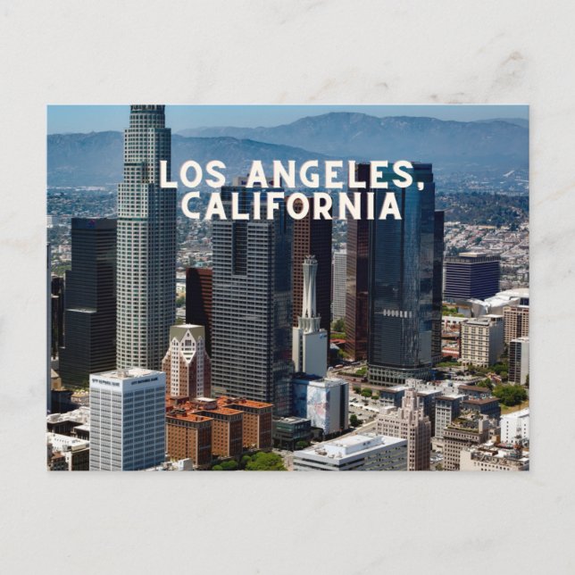 Los Angeles California Postkarte (Vorderseite)