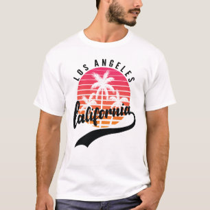 Los Angeles, California Retro Sunset Men's T - Shi T-Shirt
