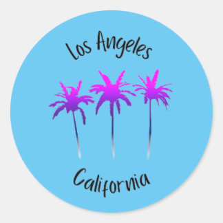 Los Angeles California Runder Aufkleber