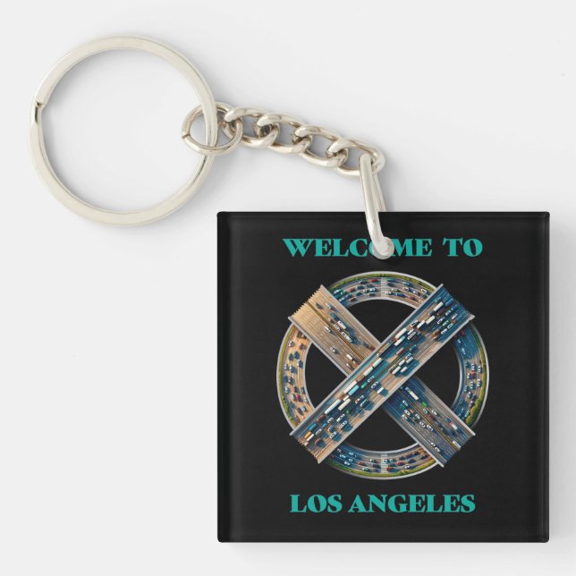 Los Angeles California Schlüsselanhänger (Vorderseite)