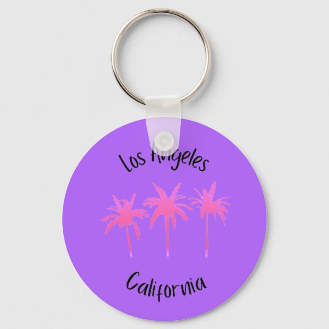 Los Angeles California Schlüsselanhänger (Vorderseite)