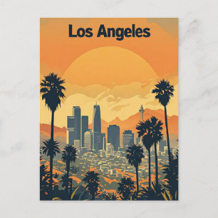 Los Angeles California Skyline Urlaubserinnerungen Postkarte