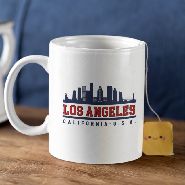 Los Angeles California Skyline View Kaffeetasse (Von Creator hochgeladen)