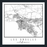 Los Angeles California Street Map Poster<br><div class="desc">Los Angeles California Street Map</div>