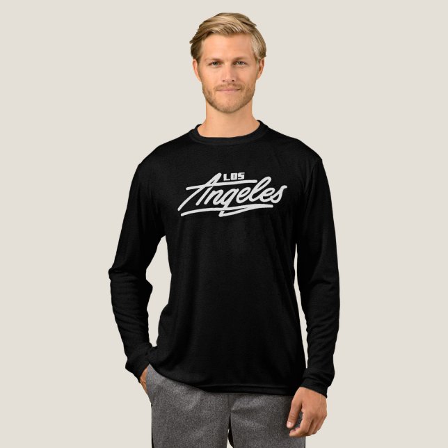 Los Angeles California Tri-Blend Shirt (Volle Vorderseite)
