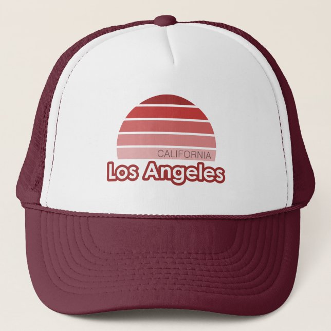Los Angeles California Truckerkappe (Vorderseite)