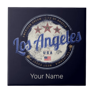 Los Angeles California USA Vintage Westküste Fliese