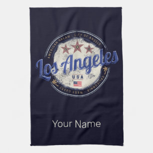 Los Angeles California USA Vintage Westküste Geschirrtuch