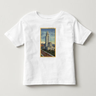 Los Angeles, CaliforniaA Ansicht von Rathaus Kleinkind T-shirt