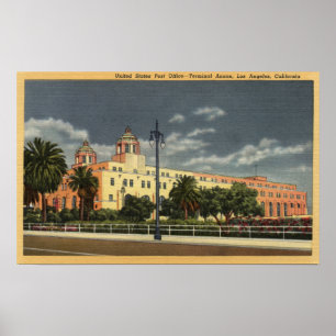 Los Angeles, CaliforniaPost Büro--Anschluss Poster